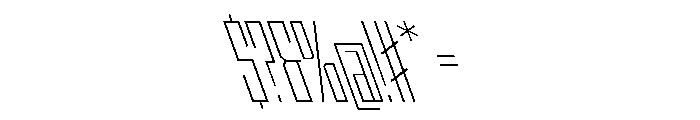 StatenSans XCompressedExtraLightReverse Instance Font OTHER CHARS