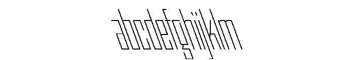 StatenSans XCompressedExtraLightReverse Instance FONT