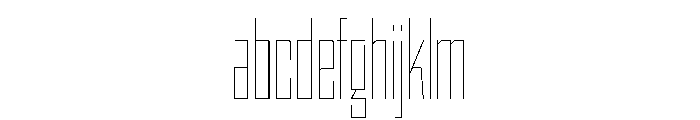 StatenSans XCompressedHairline Instance FONT
