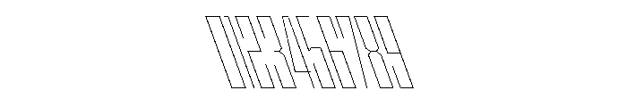 StatenSans XCompressedHairlineReverse Instance Font OTHER CHARS