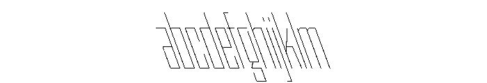 StatenSans XCompressedHairlineReverse Instance FONT