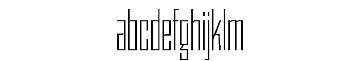 StatenSans XCompressedLight Instance FONT