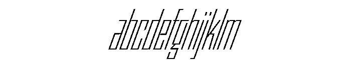 StatenSans XCompressedLightOblique Instance FONT