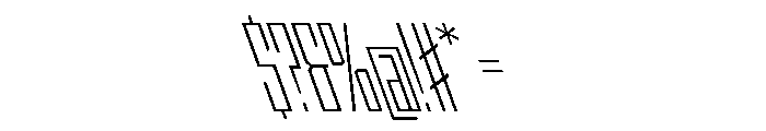 StatenSans XCompressedLightReverse Instance Font OTHER CHARS