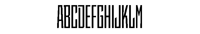 StatenSans XCompressedSemibold Instance Font UPPERCASE