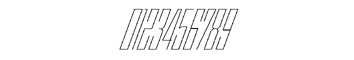 StatenSans XCompressedThinOblique Instance Font OTHER CHARS