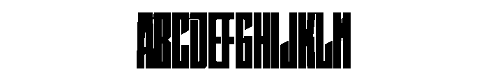 StatenSans XCompressedUltra Instance Font UPPERCASE