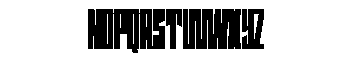 StatenSans XCompressedUltra Instance Font UPPERCASE