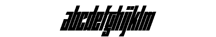 StatenSans XCompressedUltraOblique Instance FONT