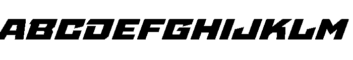 StatenSans XExpandedBlackOblique Instance Font UPPERCASE