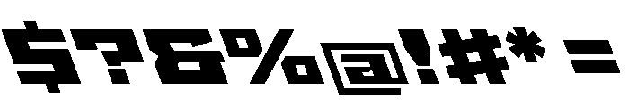 StatenSans XExpandedBlackReverse Instance Font OTHER CHARS