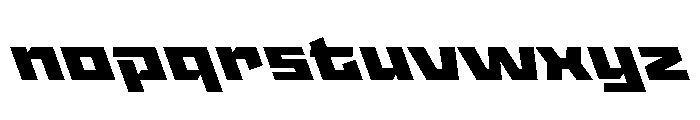 StatenSans XExpandedBlackReverse Instance Font LOWERCASE