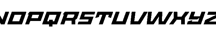 StatenSans XExpandedBoldOblique Instance Font UPPERCASE
