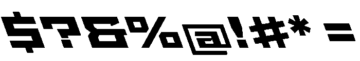 StatenSans XExpandedBoldReverse Instance Font OTHER CHARS