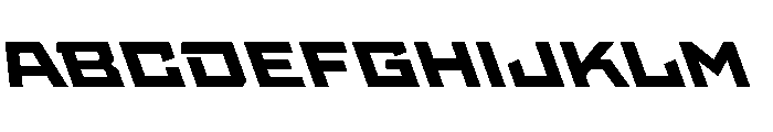 StatenSans XExpandedBoldReverse Instance Font UPPERCASE