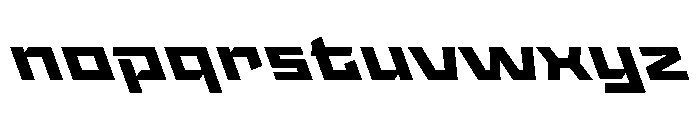 StatenSans XExpandedBoldReverse Instance Font LOWERCASE