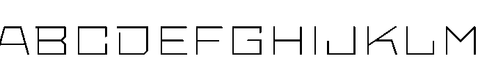 StatenSans XExpandedExtraLight Instance Font UPPERCASE
