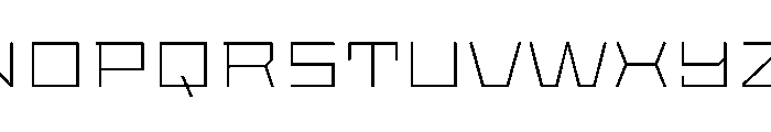 StatenSans XExpandedExtraLight Instance Font UPPERCASE