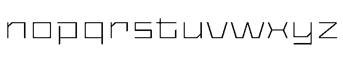 StatenSans XExpandedExtraLight Instance Font LOWERCASE