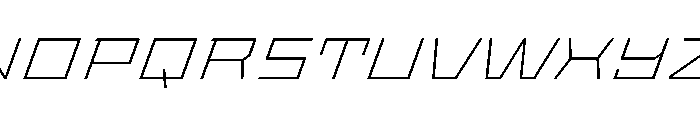StatenSans XExpandedExtraLightOblique Instance Font UPPERCASE