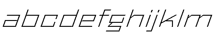 StatenSans XExpandedExtraLightOblique Instance FONT