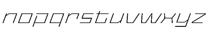 StatenSans XExpandedExtraLightOblique Instance Font LOWERCASE