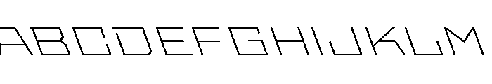 StatenSans XExpandedExtraLightReverse Instance Font UPPERCASE