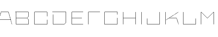 StatenSans XExpandedHairline Instance Font UPPERCASE