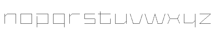 StatenSans XExpandedHairline Instance Font LOWERCASE