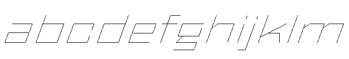 StatenSans XExpandedHairlineOblique Instance FONT