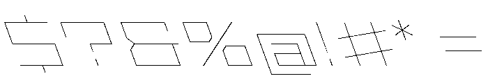 StatenSans XExpandedHairlineReverse Instance Font OTHER CHARS