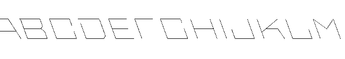 StatenSans XExpandedHairlineReverse Instance Font UPPERCASE