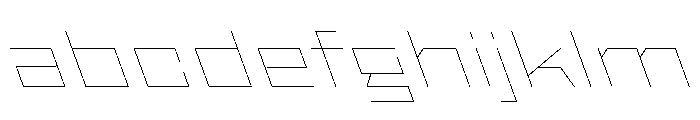 StatenSans XExpandedHairlineReverse Instance FONT
