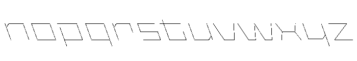 StatenSans XExpandedHairlineReverse Instance Font LOWERCASE