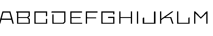 StatenSans XExpandedLight Instance Font UPPERCASE