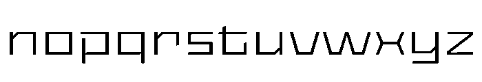 StatenSans XExpandedLight Instance Font LOWERCASE