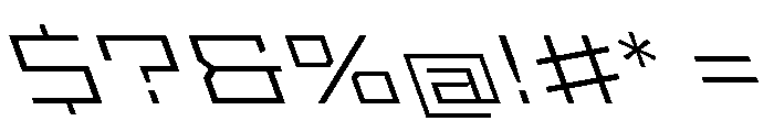 StatenSans XExpandedLightReverse Instance Font OTHER CHARS