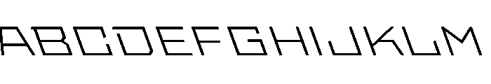 StatenSans XExpandedLightReverse Instance Font UPPERCASE