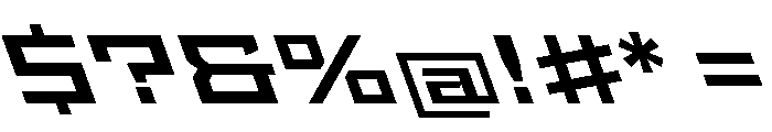 StatenSans XExpandedSemiboldReverse Instance Font OTHER CHARS
