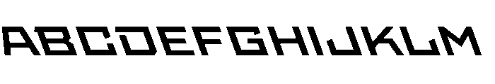 StatenSans XExpandedSemiboldReverse Instance Font UPPERCASE