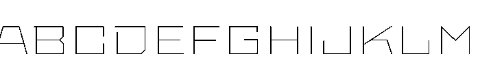 StatenSans XExpandedThin Instance Font UPPERCASE