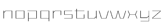 StatenSans XExpandedThin Instance Font LOWERCASE