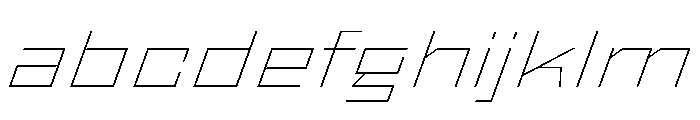 StatenSans XExpandedThinOblique Instance FONT