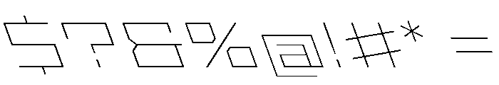 StatenSans XExpandedThinReverse Instance Font OTHER CHARS