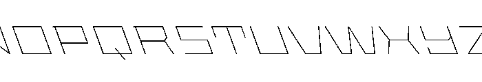 StatenSans XExpandedThinReverse Instance Font UPPERCASE