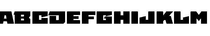 StatenSans XExpandedUltra Instance Font UPPERCASE