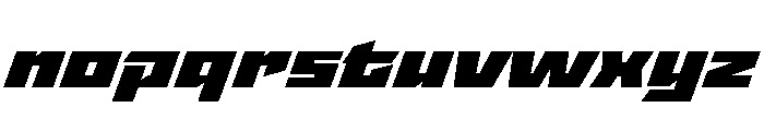 StatenSans XExpandedUltraOblique Instance Font LOWERCASE