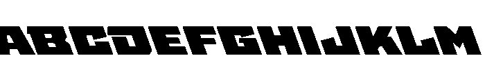 StatenSans XExpandedUltraReverse Instance Font UPPERCASE