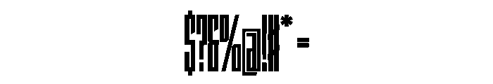 StatenSans XXCompressedBlack Instance Font OTHER CHARS
