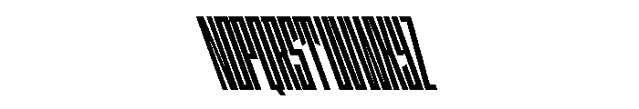 StatenSans XXCompressedBlackReverse Instance Font UPPERCASE